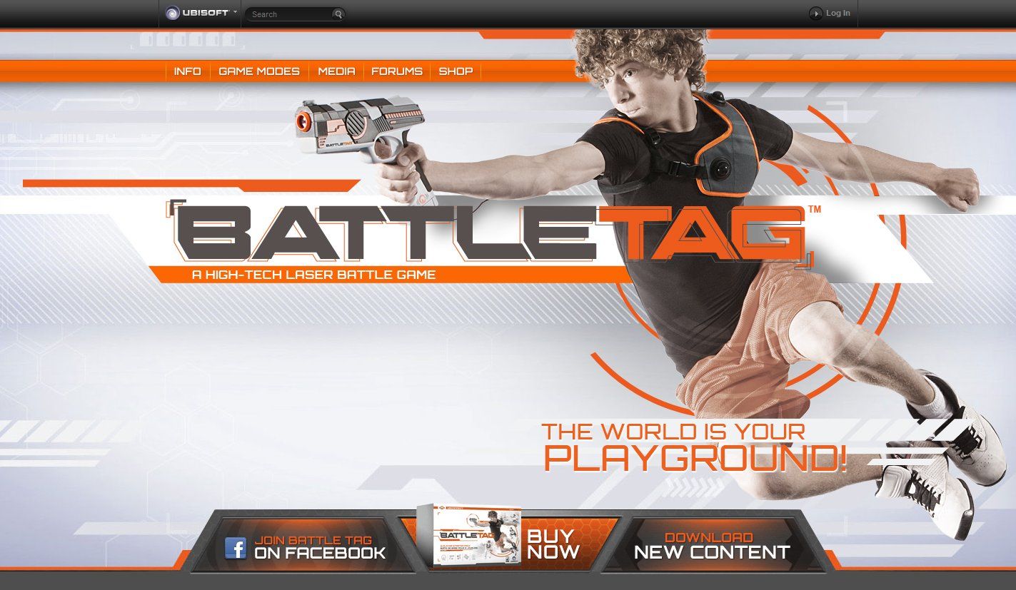 Ubisoft Battle Tag home laser tag set