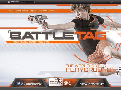 Ubisoft Battle Tag home laser tag set
