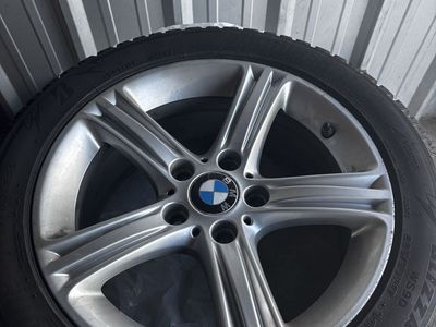 BMW OEM 17" Wheels with Bridgestone Blizzak WS90 225/50R17 Winter Tires - Set of 4