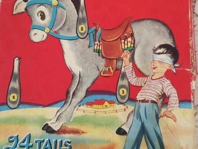 Vintage Whitman Donkey Party Game