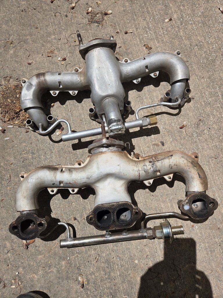 1984 Corvette OEM headers
also have rear underside spare tire bracket