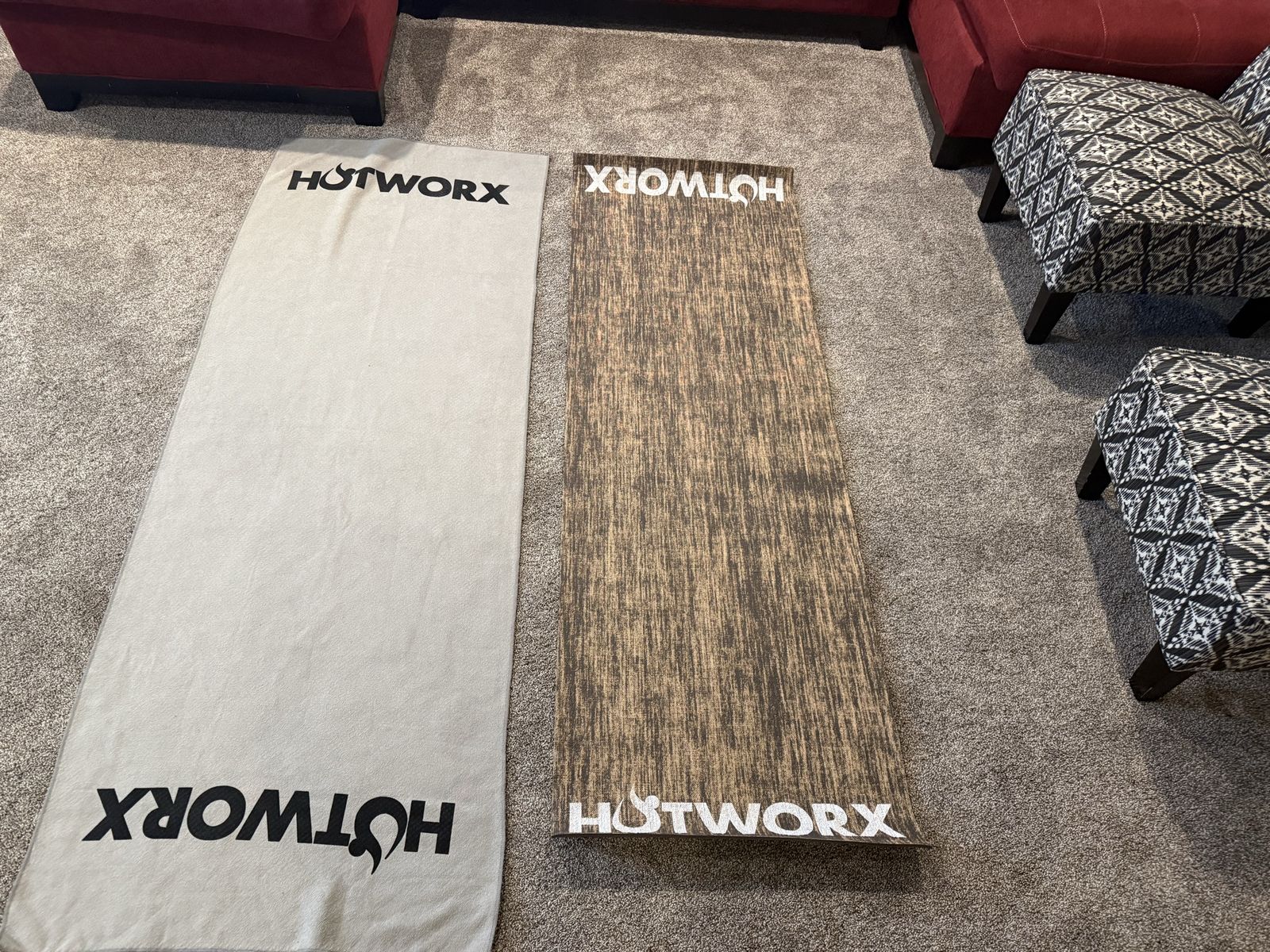 HOTWORX Studio Workout yoga mat and towel - Set of 2
