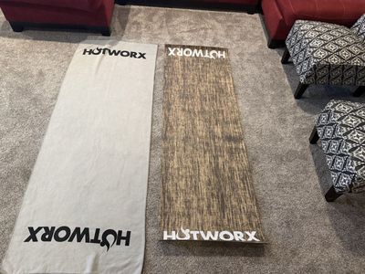 HOTWORX Studio Workout yoga mat and towel - Set of 2