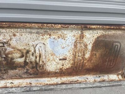 Vintage Ford Tailgate Stamped