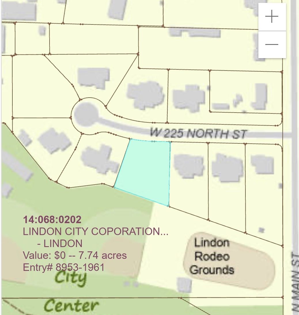 RARE 1/2 ACRE LINDON LOT ON CUL DE SAC IN ESTABLISHED NEIGHBORHOOD BACKING TO COMMUNITY PARK