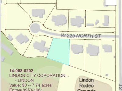 RARE 1/2 ACRE LINDON LOT ON CUL DE SAC IN ESTABLISHED NEIGHBORHOOD BACKING TO COMMUNITY PARK