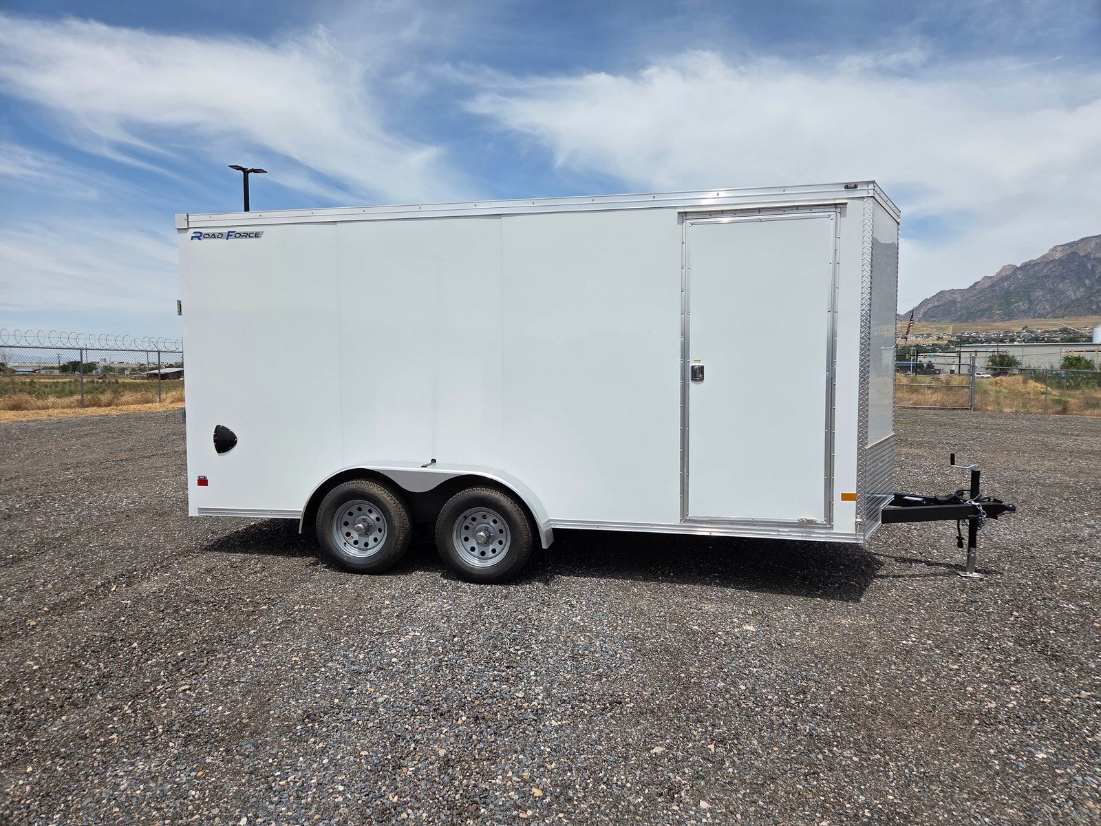 7 X 16 Wells Cargo Road Force Work Grade Enclosed Trailer