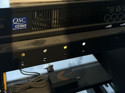 QSC CX204V Direct 70V Power Amplifier - Rack Mount Audio Equipment
