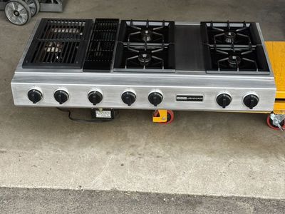 Jenn Air 48 Gas Rangetop cooktop with Downdraft