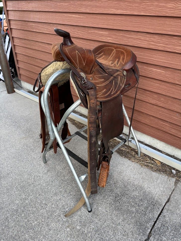 Saddle Ozark Leather Co. Saddle King Line Western Saddle Waco Texas