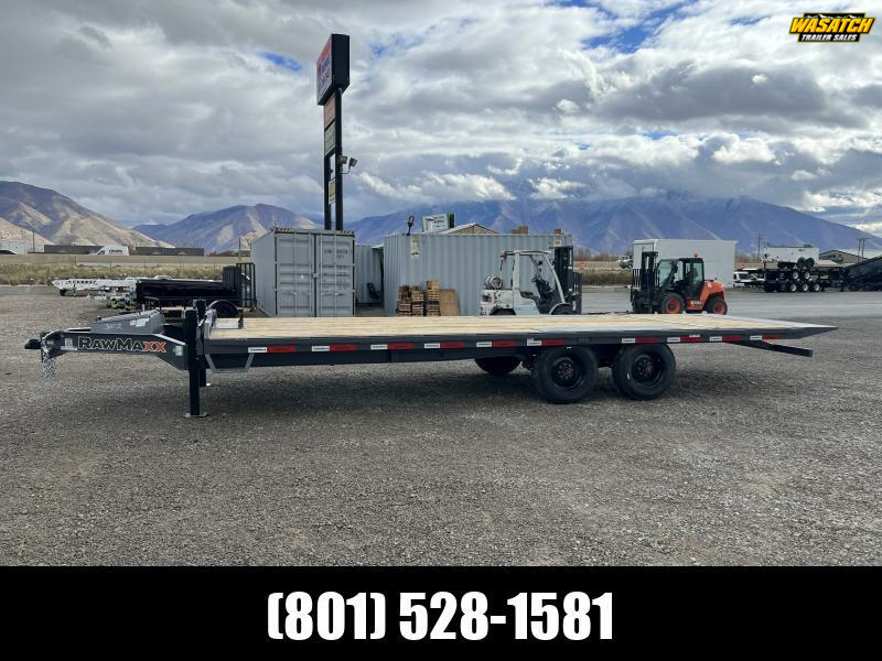 RawMaxx 8.5x26 DTX 20k Deckover Tilt Equipment Trailer