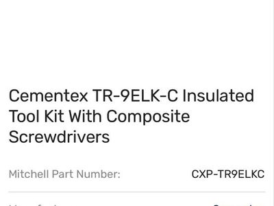Cementex 10-Piece Insulated Electrician's Tool Roll Set with Pliers, Screwdriver.