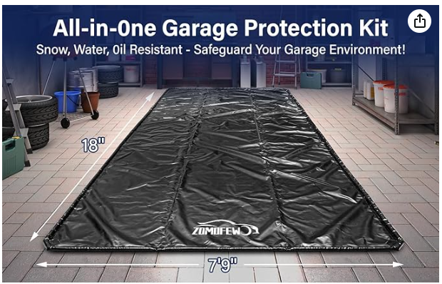 Two never open Garage Floor Mat 7'9" x 18' $100 for both