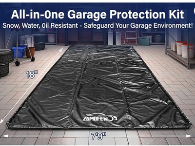 Two never open Garage Floor Mat 7'9" x 18' $100 for both