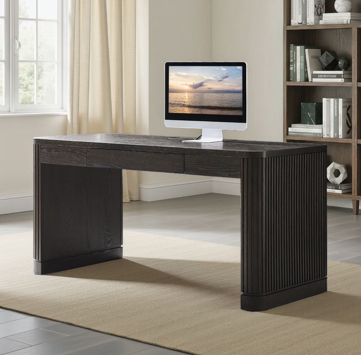 Brand New In Box Aranza 60” Solid Wood Desk