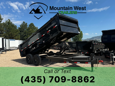 2026 Iron Bull 7X16-14.9K Dump Trailer w/ 3ft Sides