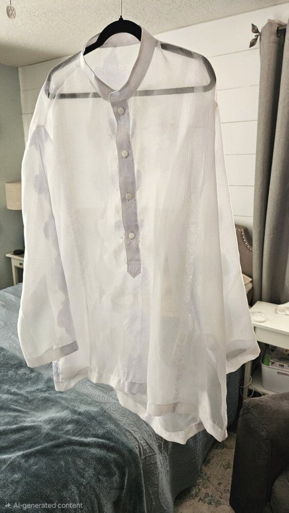 3XL Men's Barong Tagalog