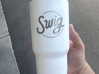 Swig White Insulated Tumbler Water Bottle with Lid - Used - No Handle