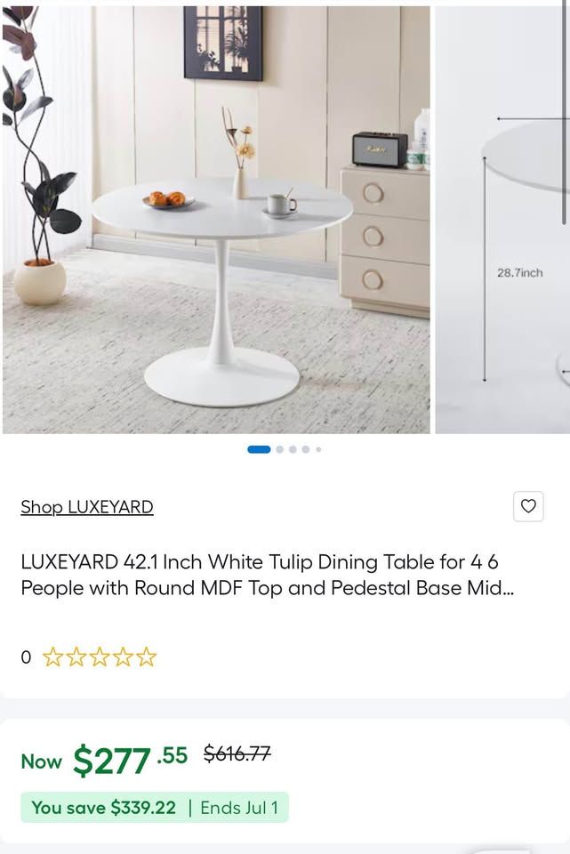 Dining table only