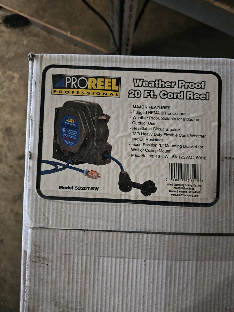Proreel weather proof cord reel