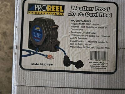 Proreel weather proof cord reel