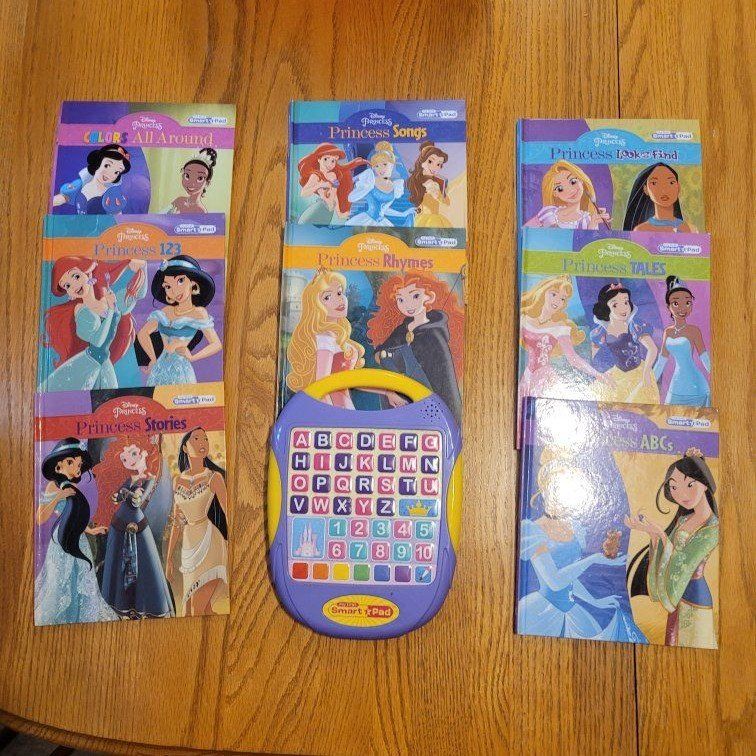 Disney Princess Smart Pad & 8-Book Library Set