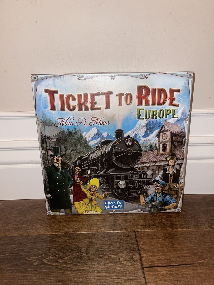 Ticket To Ride Europe Board Game