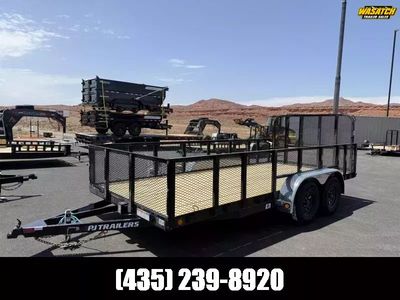 2026 PJ Trailers 7X16 10K UL TANDEM CHANNEL LANDSC
