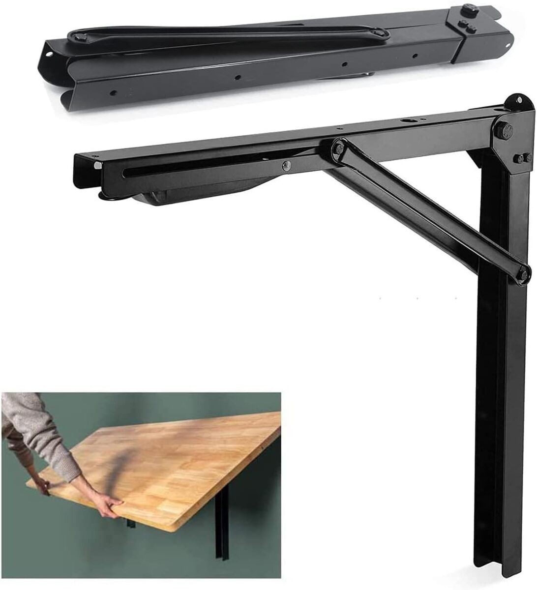 Wallmaster 24 in Folding Shelf Brackets