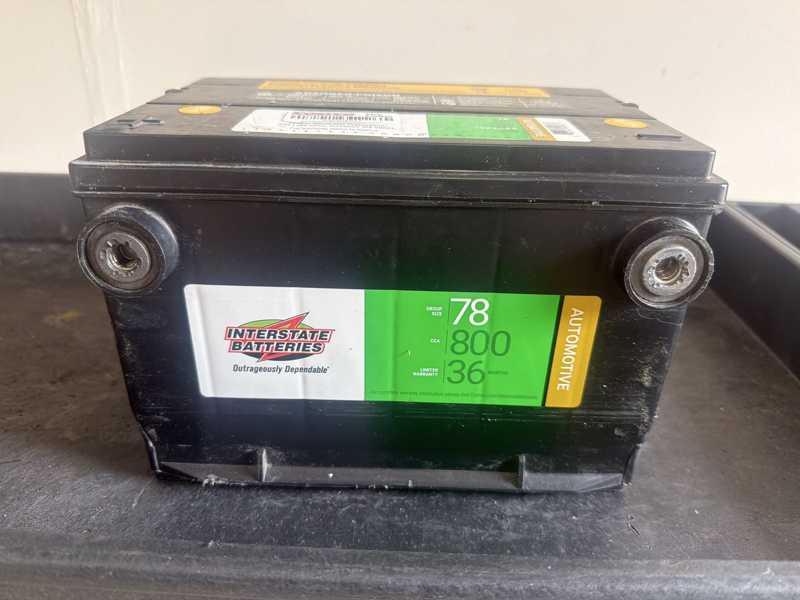 Costco Automotive Group Size 78 Car Battery - 800 CCA, 1000 CA, 110 RC