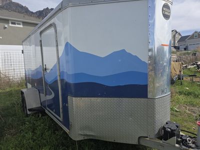 2017 Wells Cargo 6X12 Enclosed Trailer Heavy Duty