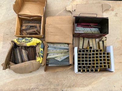 Pneumatic nails, staples, framing supplies