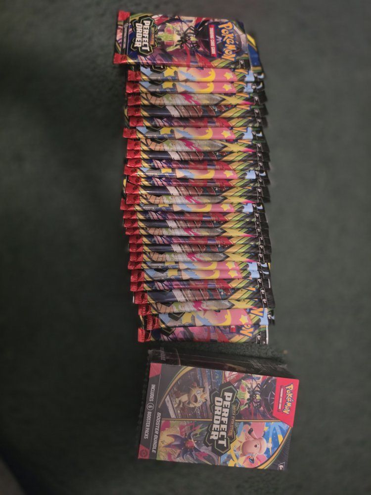 Pokemon TCG Booster Bundles - Chaos Rising, Journey Together, Perfect Order (Sealed Packs)