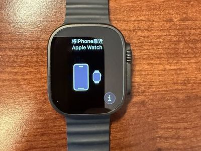 Apple Watch Ultra 3 - Black Titanium - Excellent