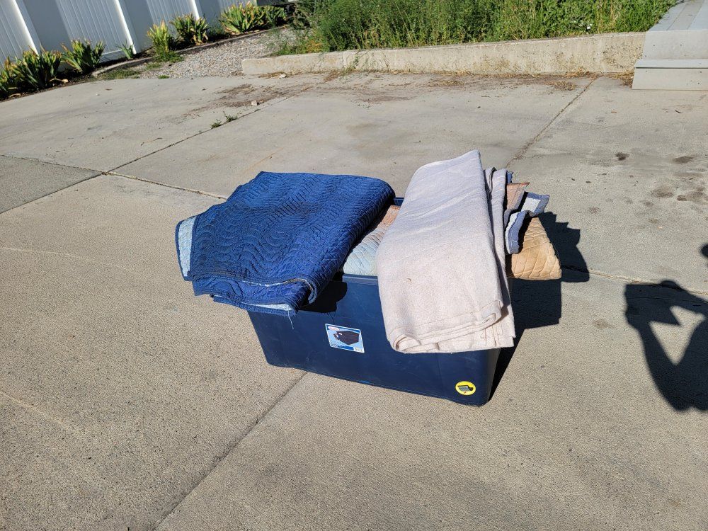 Assorted Moving Blankets and Furniture Padded Pads Lot