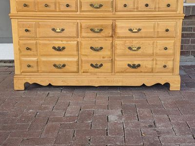 9 Drawer Solid Wood Dresser