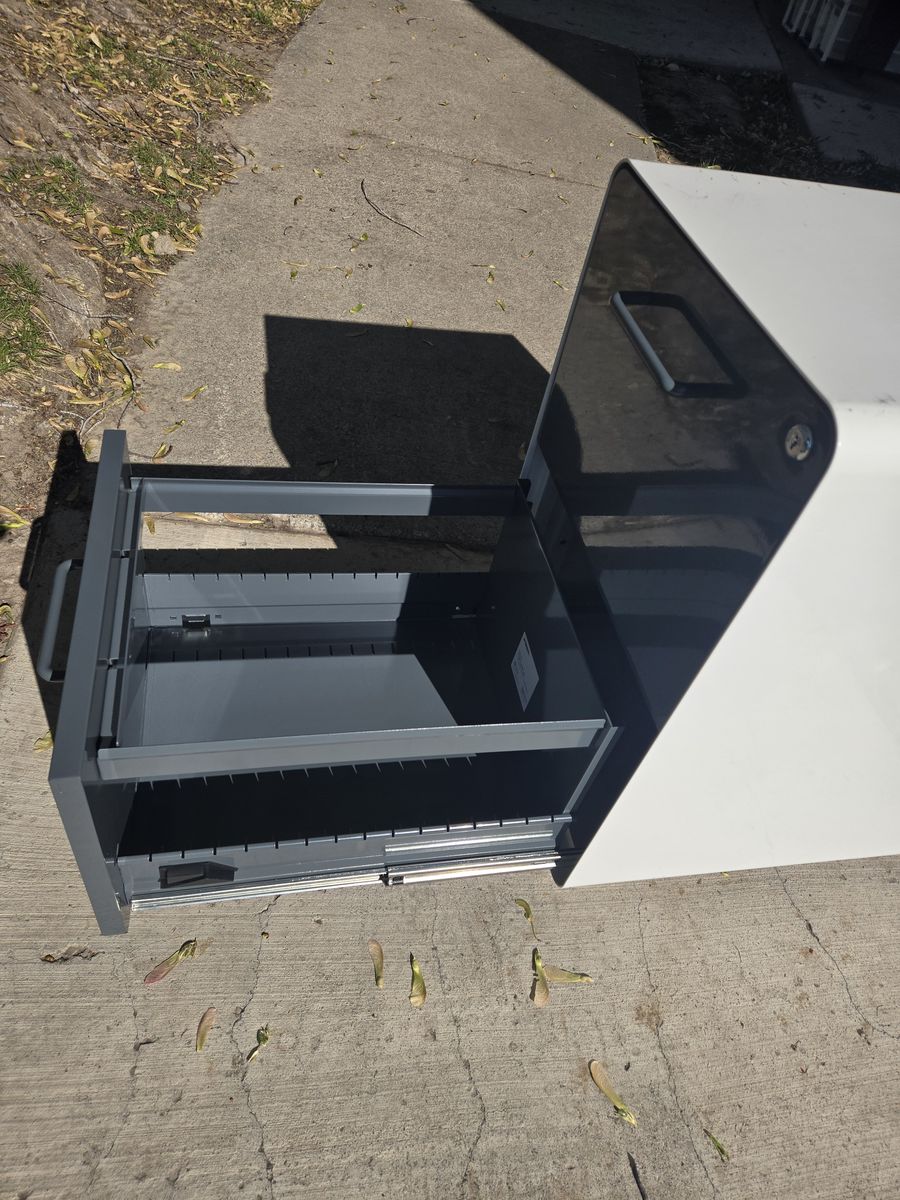 Poppin brand File cabinet - Stow Style high quality