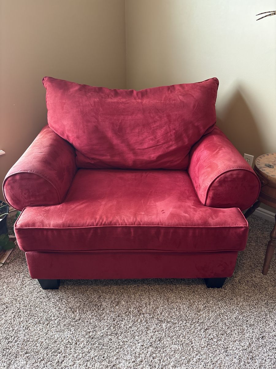 Red Oversized Chair