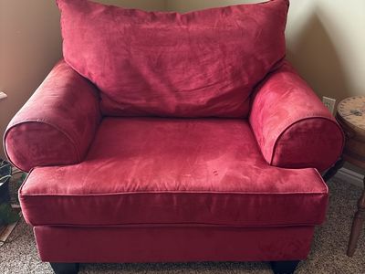 Red Oversized Chair