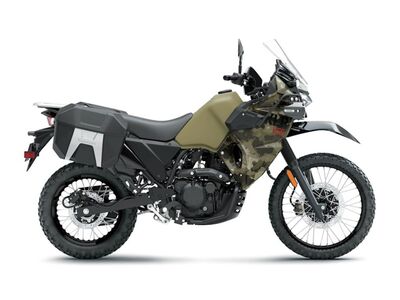 2026 Kawasaki KLR®650 Adventure ABS Cypher Camo Beige