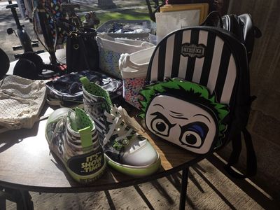 9.5 Beetlejuice Shoes and Backpack