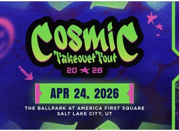 3 Great Tickets- Cosmic Takeover Tour- Cosmic Chili Peppers Baseball Game