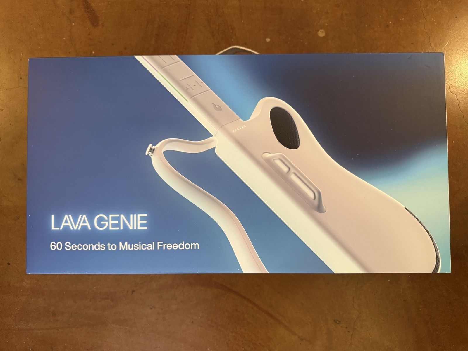 LAVA GENIE stringless smart guitar wtravel case WHITE