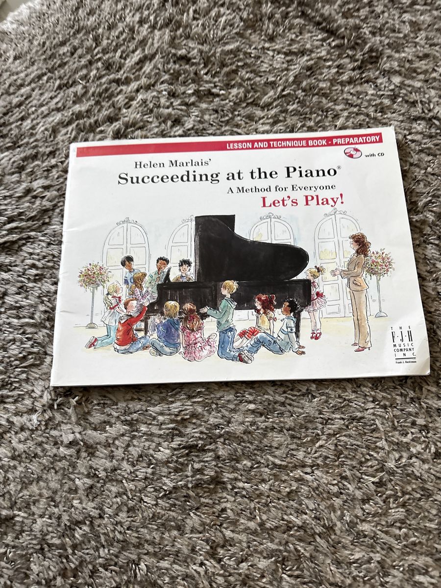 Helen Marlais' Succeeding at the Piano: Preparatory Lesson & Technique Book w/ CD