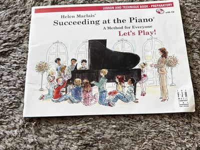 Helen Marlais' Succeeding at the Piano: Preparatory Lesson & Technique Book w/ CD