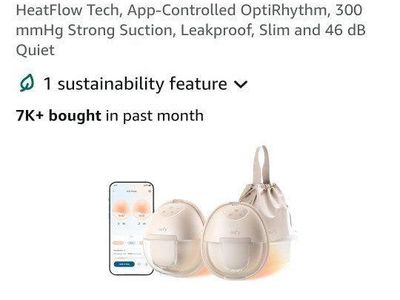 Eufy wearable breast pump, BRAND NEW