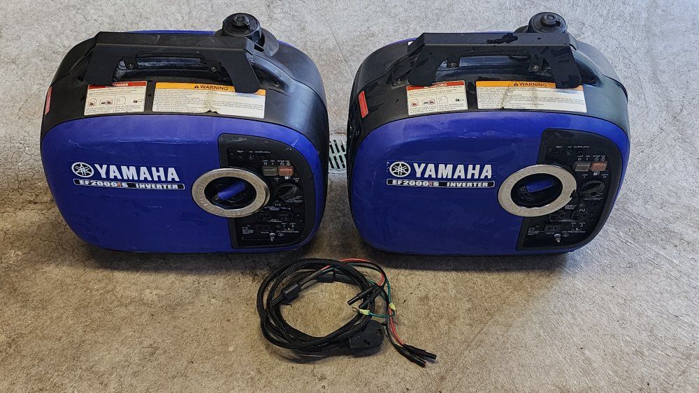 Yamaha EF2000iS Inverter Generators (Pair) with Parallel Cable - Portable Power