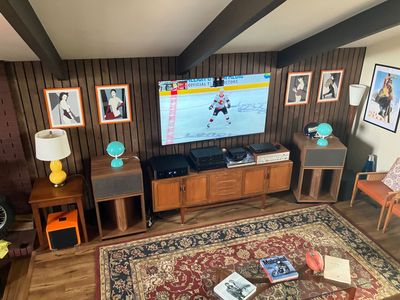 KLIPSCH AL5 LA SCALA SPEAKERS, WALNUT, BASICALLY BRAND-NEW, 20 HRS, CAN DELIVER
