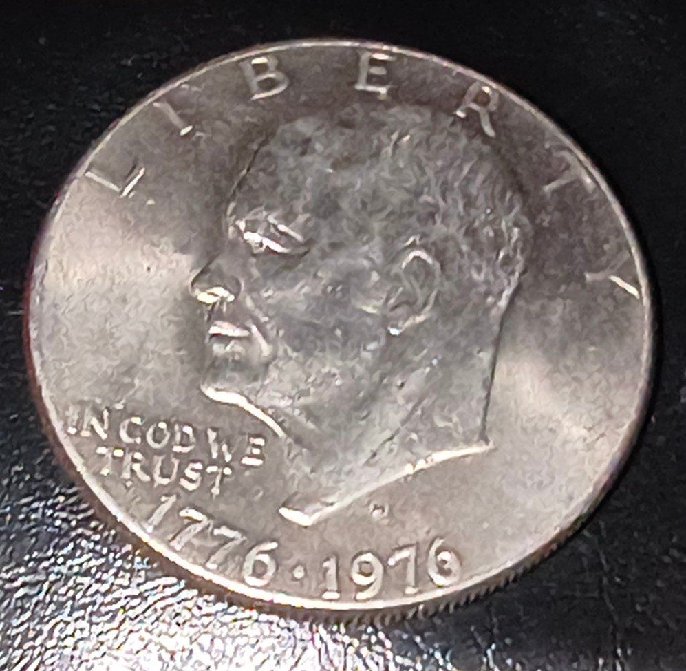 1776-1976 Eisenhower Bicentennial One Dollar Coin