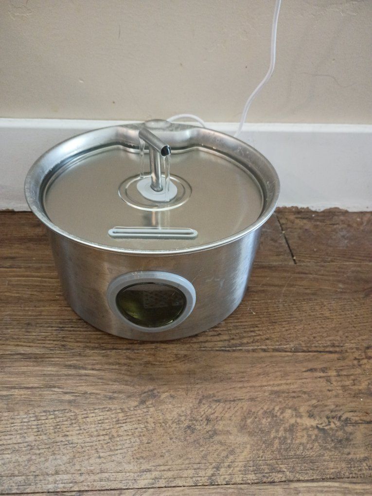 Stainless Steel Pet Water Fountain Automatic Dispenser